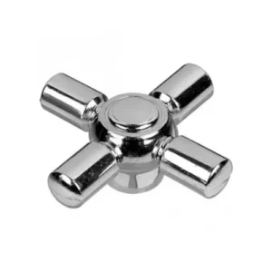 Volante cruz cromado